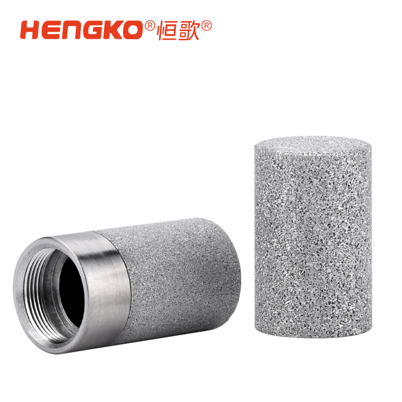 耐高溫耐腐蝕透氣微孔螺紋316L不銹鋼燒結(jié)保護(hù)罩具體應(yīng)用！